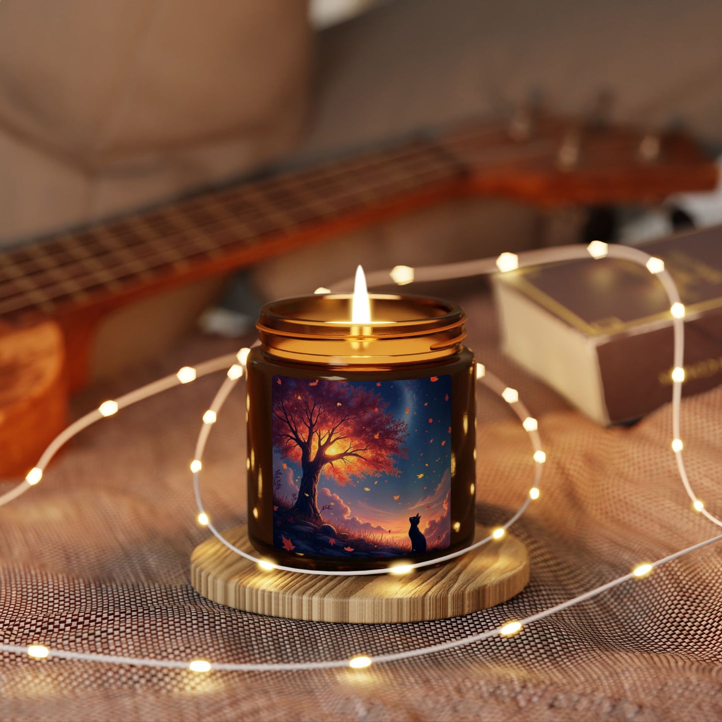 Autumn Cat Dreams – Golden Horizon Candle (4oz and 9oz)