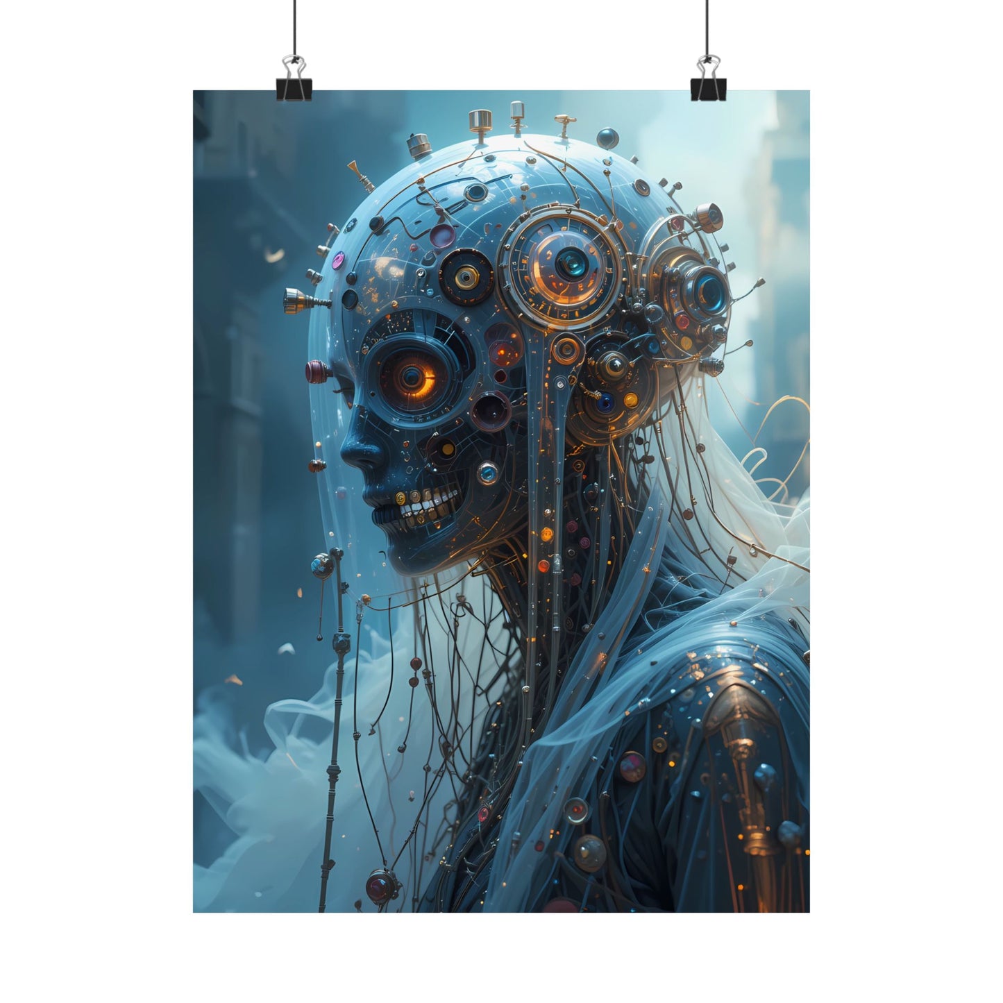 Ghosts of the Machine: The Clockwork Widow – Poster (8x10, 12x16, 16x20)