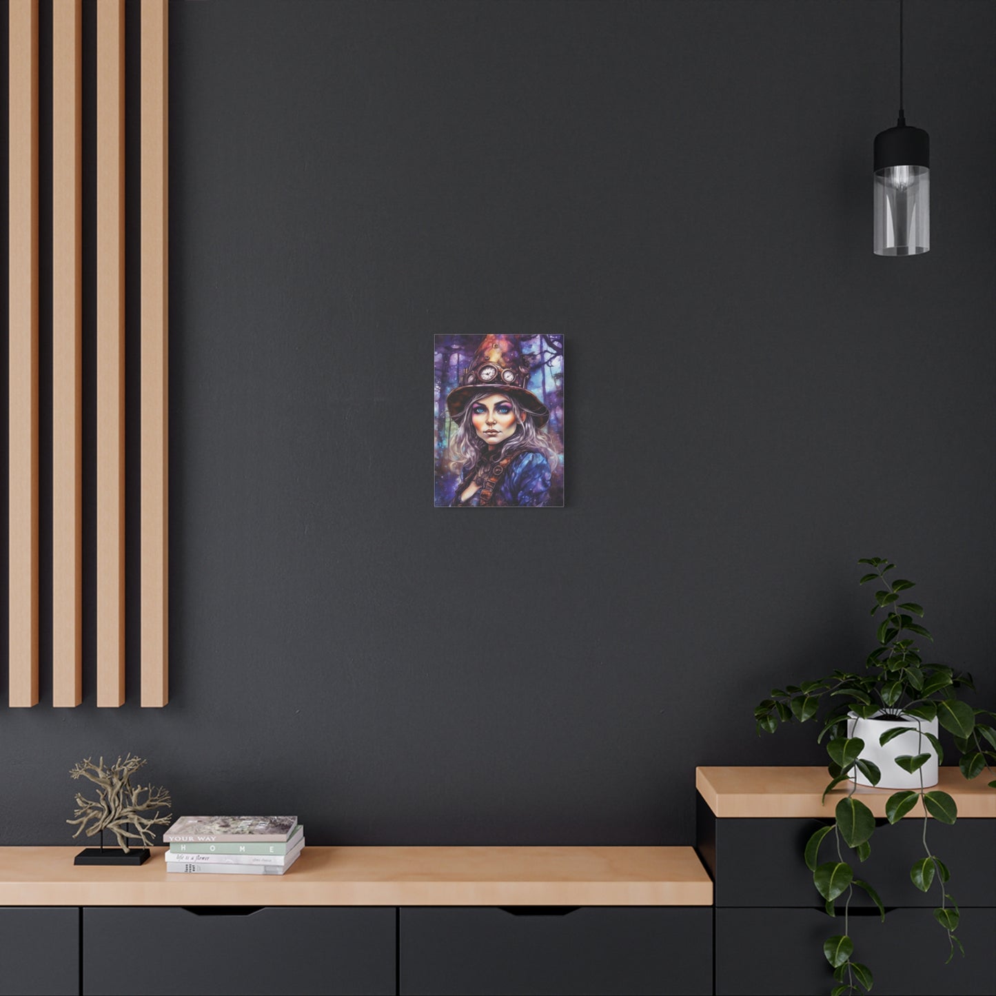Prismveil Gnomes – Sylvaen, The Twilight Alchemist Canvas Print (12x16, 16x20, 18x24)