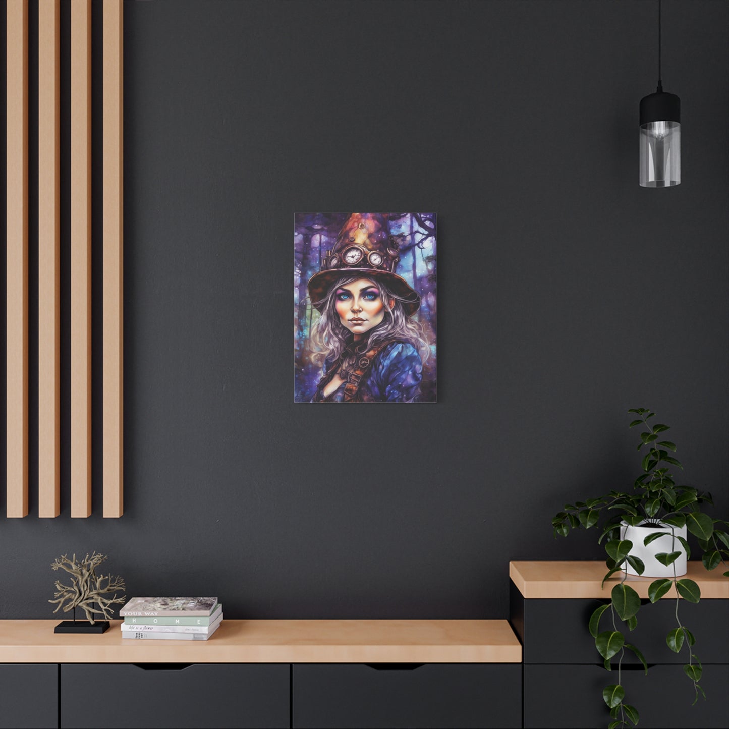 Prismveil Gnomes – Sylvaen, The Twilight Alchemist Canvas Print (12x16, 16x20, 18x24)