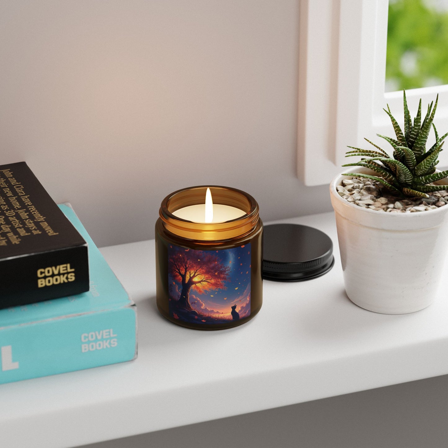 Autumn Cat Dreams – Golden Horizon Candle (4oz and 9oz)