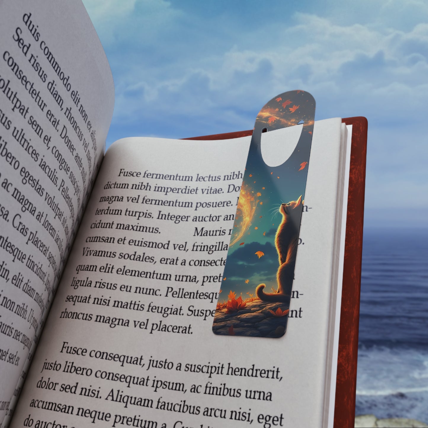 Autumn Cat Dreams – Spirit of the Season Bookmark