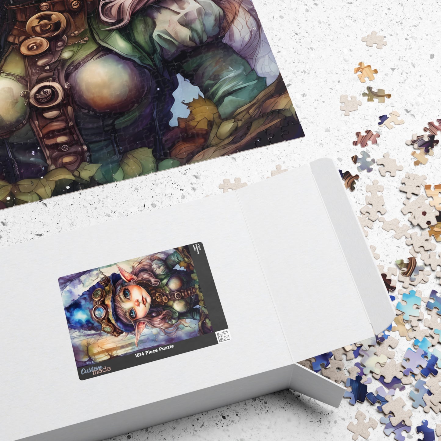Prismveil Gnomes – Elowen, The Crystalbloom Seer Puzzle (520 or 1014 Pieces)