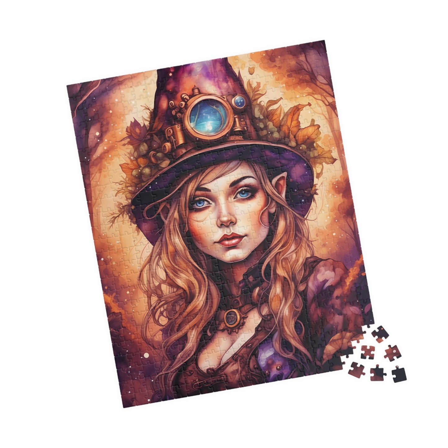 Prismveil Gnomes – Liora, The Lantern Bearer Puzzle (520 or 1014 Pieces)