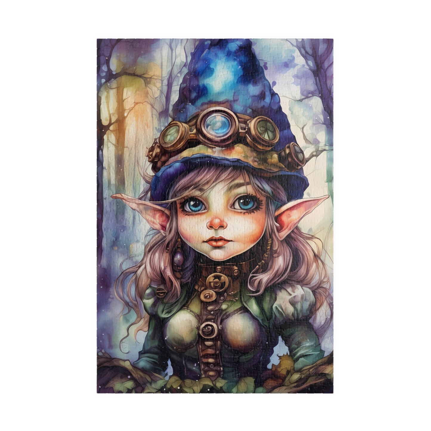 Prismveil Gnomes – Elowen, The Crystalbloom Seer Puzzle (520 or 1014 Pieces)