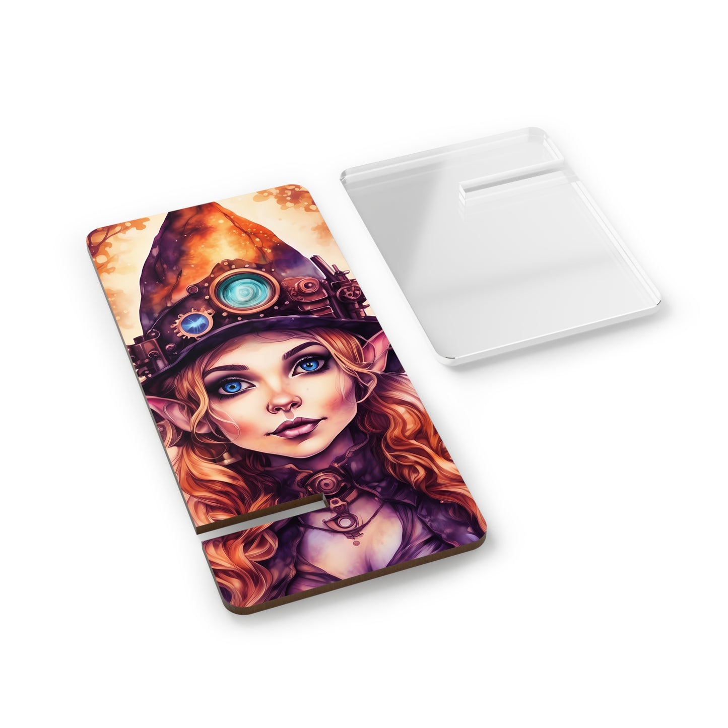 Prismveil Gnomes – Vaelith, The Prismwood Oracle Mobile Phone Stand
