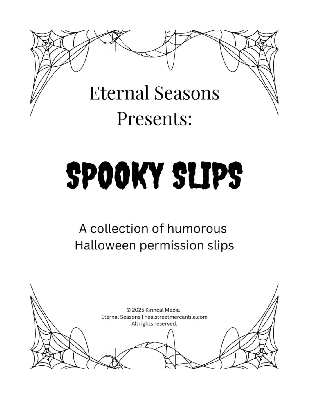 Spooky Slips: Halloween Permission Slips (Free Download)