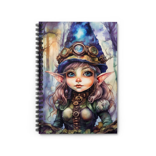 Prismveil Gnomes – Elowen, The Crystalbloom Seer Spiral Journal
