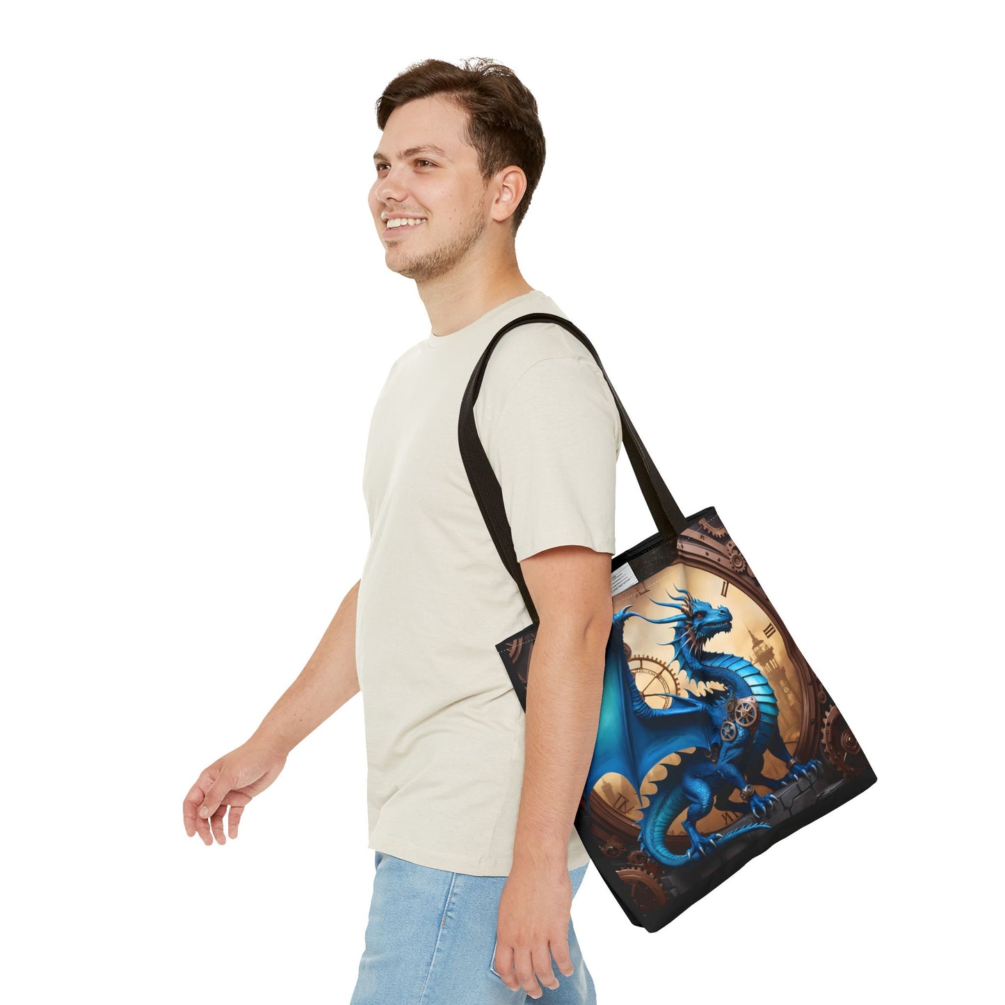 Whispers of the Veilspire – Azura Tote Bag (16x16)