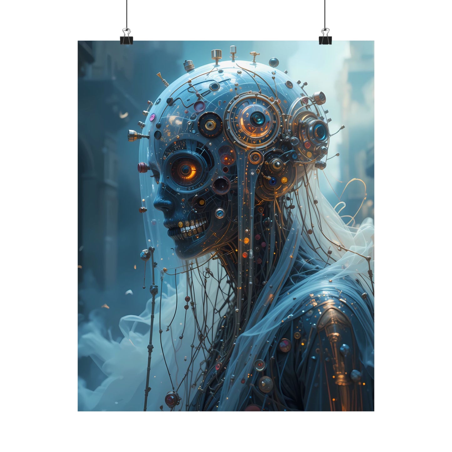 Ghosts of the Machine: The Clockwork Widow – Poster (8x10, 12x16, 16x20)