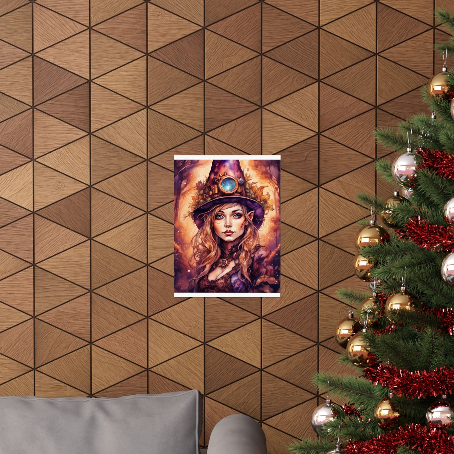Prismveil Gnomes – Liora, The Lantern Bearer Poster (8x10, 12x16, 16x20)