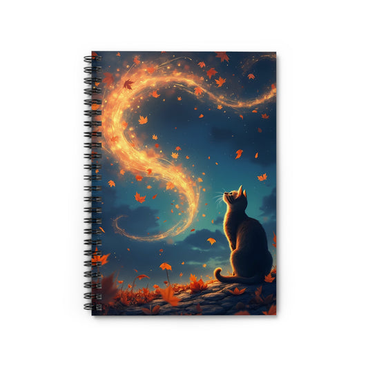 Autumn Cat Dreams – Spirit of the Season Spiral Journal