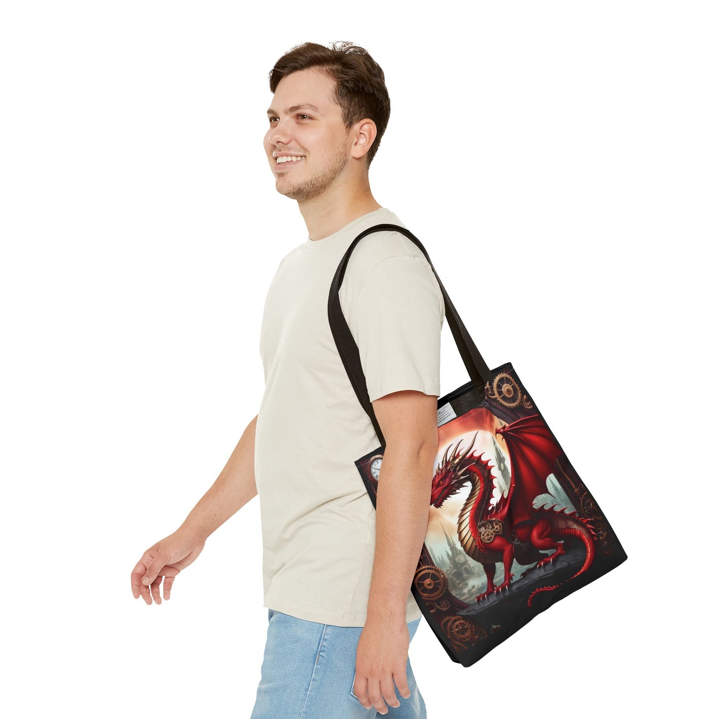 Whispers of the Veilspire – Rezik Tote Bag (16x16)