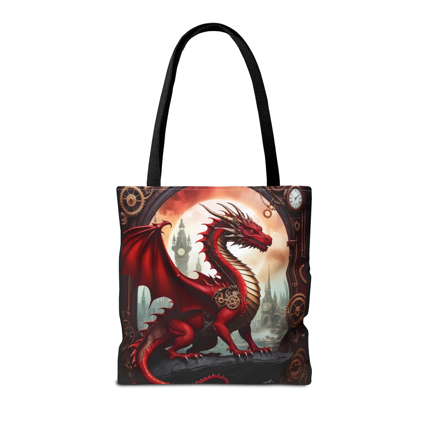 Whispers of the Veilspire – Rezik Tote Bag (16x16)
