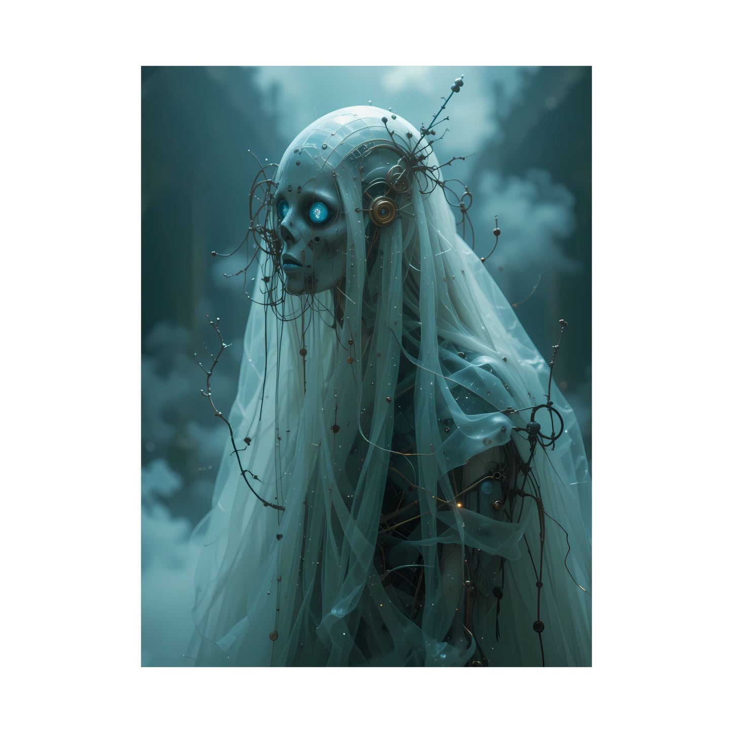 Ghosts of the Machine: The Veilbearer – Poster (8x10, 12x16, 16x20)