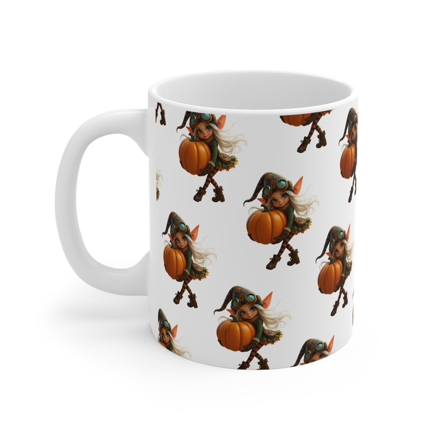 Gnomily’s Workshop – Pumpkin Stroll Gnome 11oz Mug
