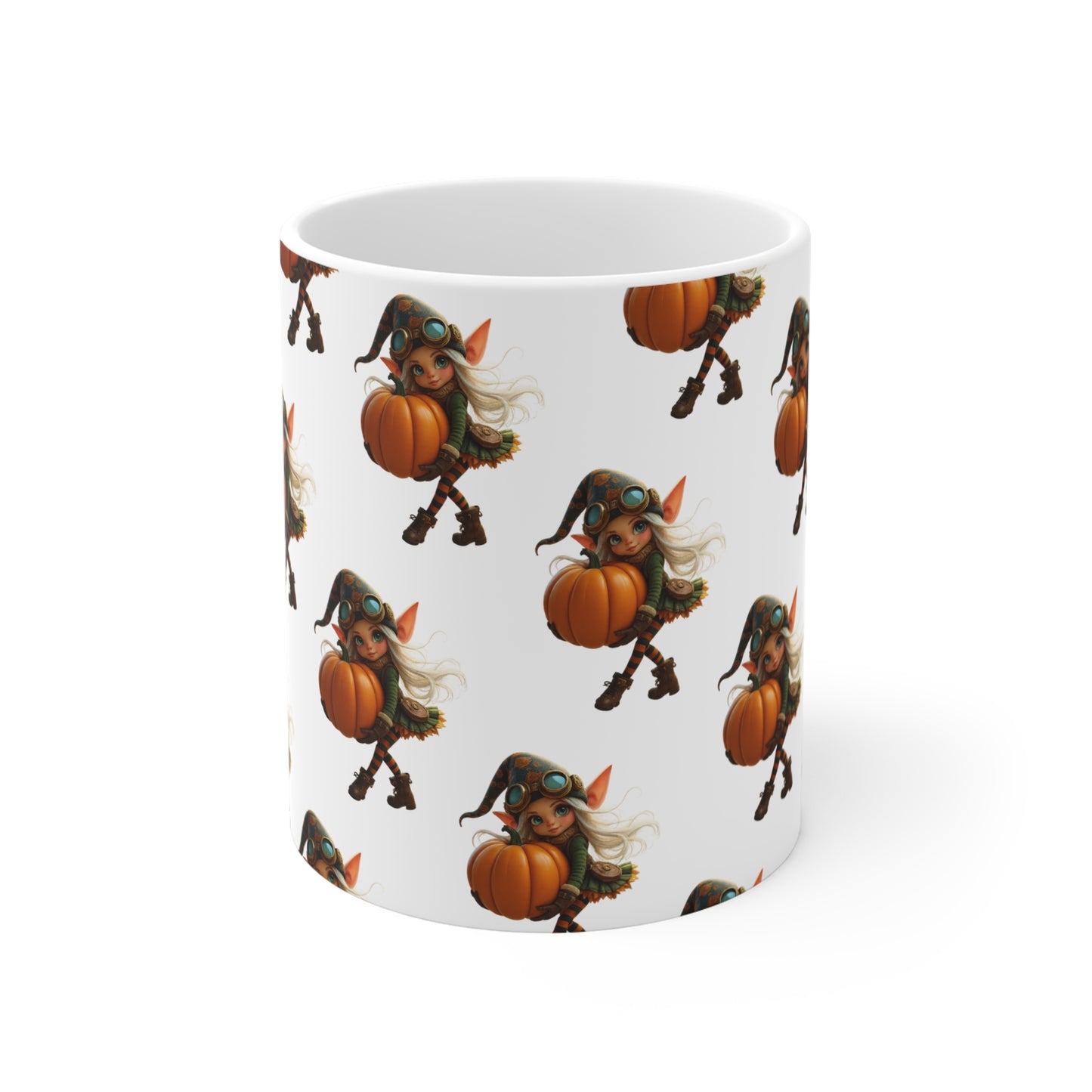 Gnomily’s Workshop – Pumpkin Stroll Gnome 11oz Mug