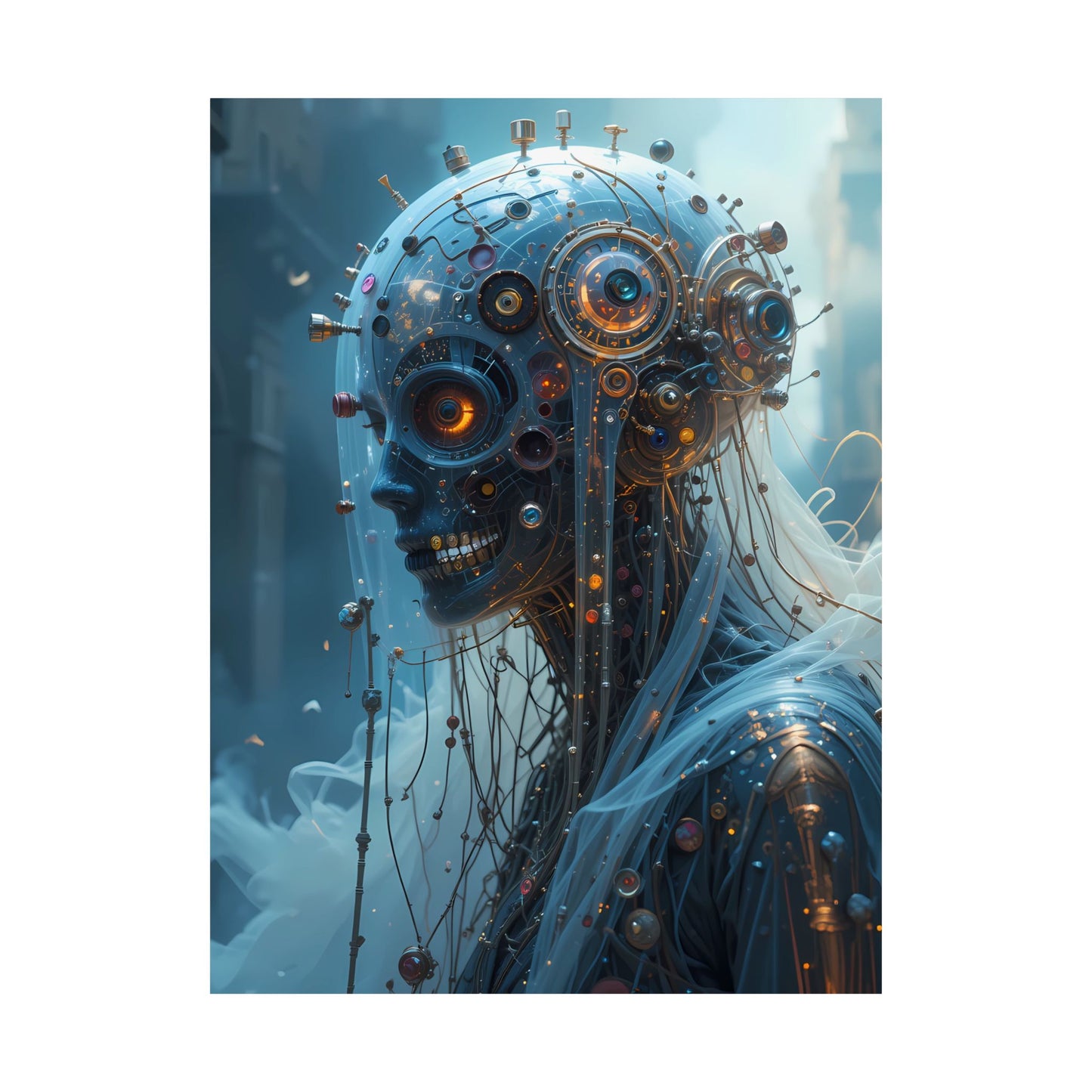 Ghosts of the Machine: The Clockwork Widow – Poster (8x10, 12x16, 16x20)