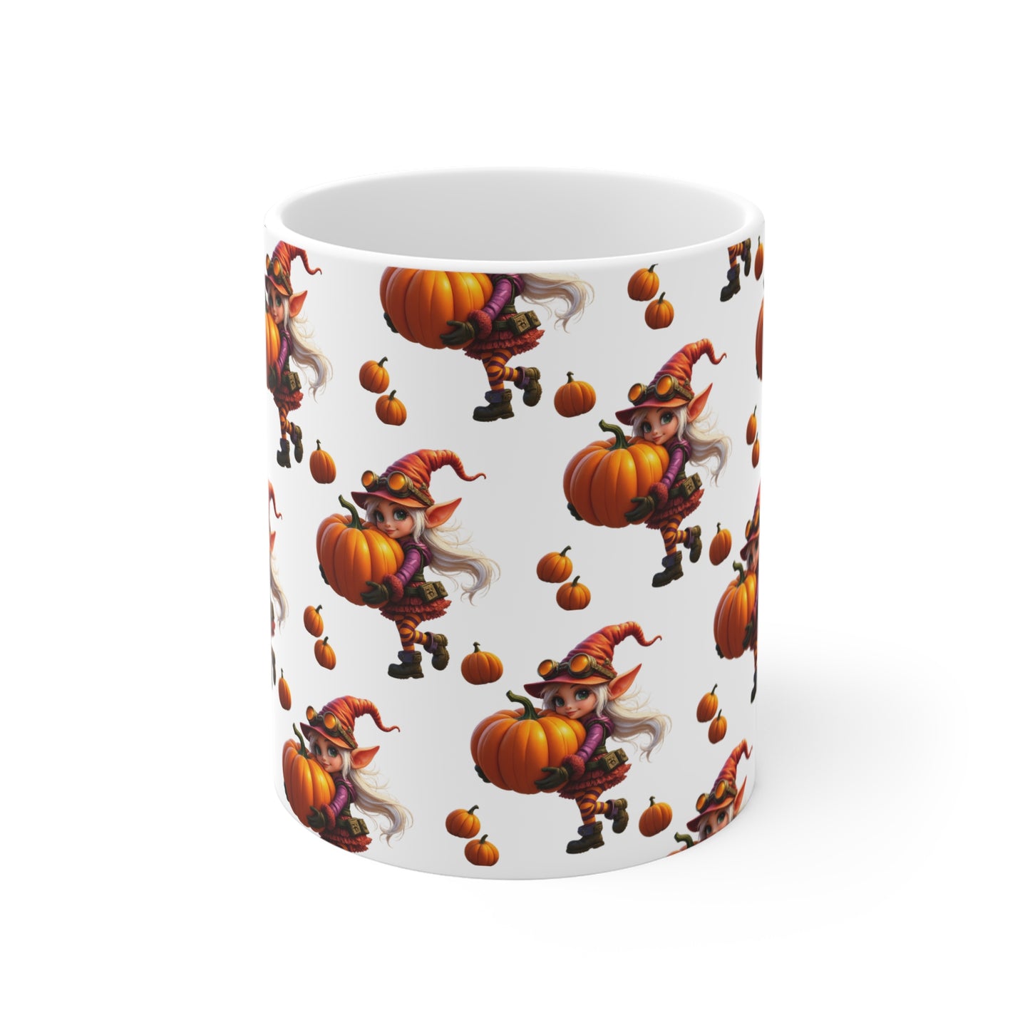 Gnomily’s Workshop – Pumpkin Hug Gnome 11oz Mug