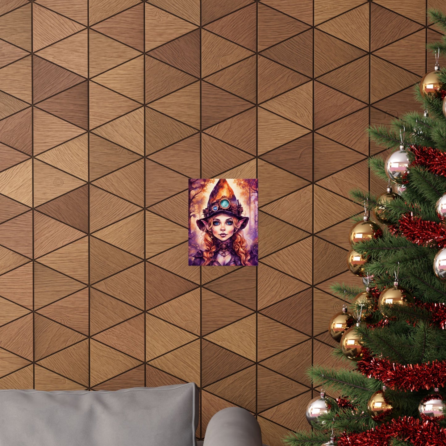 Prismveil Gnomes – Vaelith, The Prismwood Oracle Poster (8x10, 12x16, 16x20)