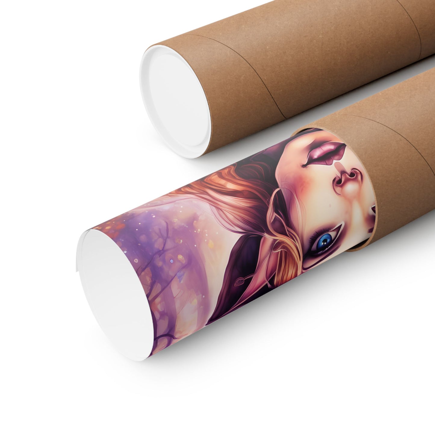 Prismveil Gnomes – Vaelith, The Prismwood Oracle Poster (8x10, 12x16, 16x20)