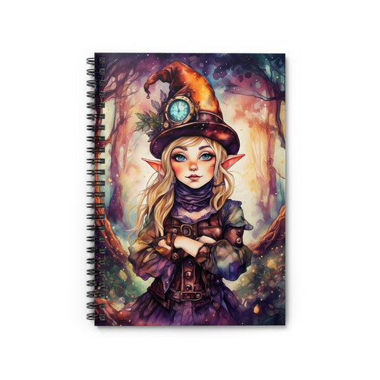 Prismveil Gnomes – Nyxie, Keeper of the Luminous Tapestry Spiral Journal