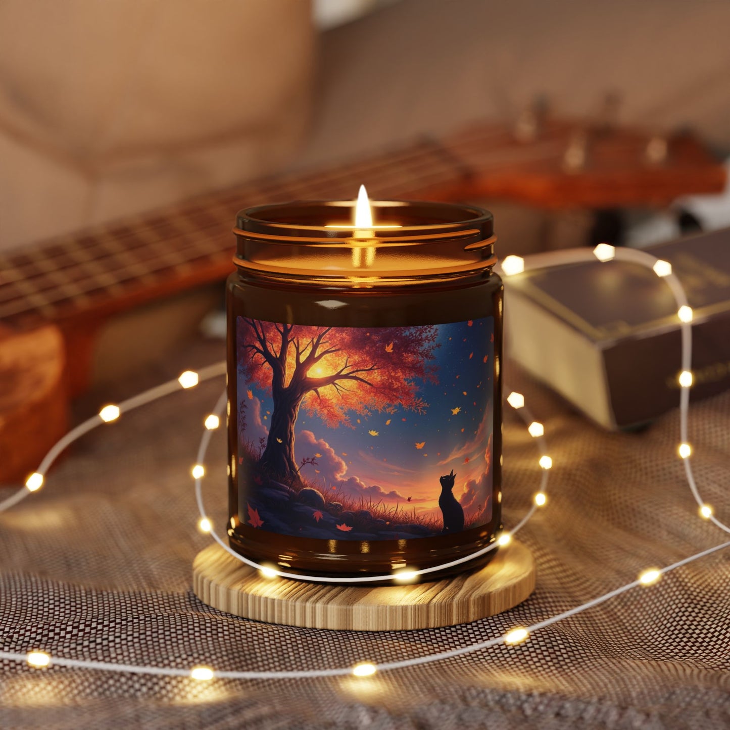 Autumn Cat Dreams – Golden Horizon Candle (4oz and 9oz)