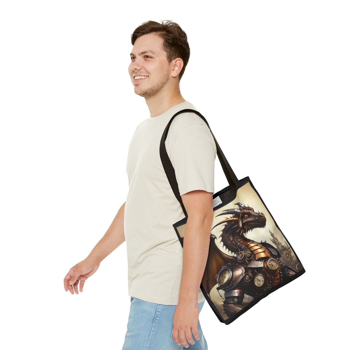 Whispers of the Veilspire – Iskar Tote Bag (16x16)