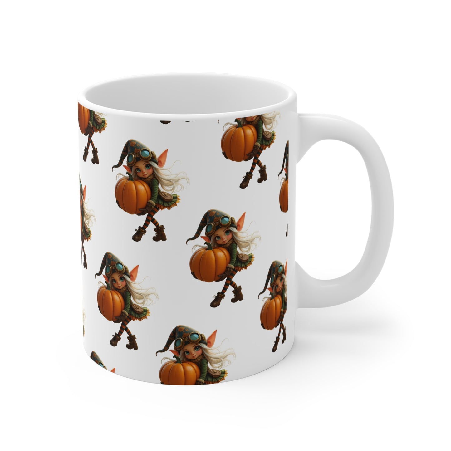 Gnomily’s Workshop – Pumpkin Stroll Gnome 11oz Mug