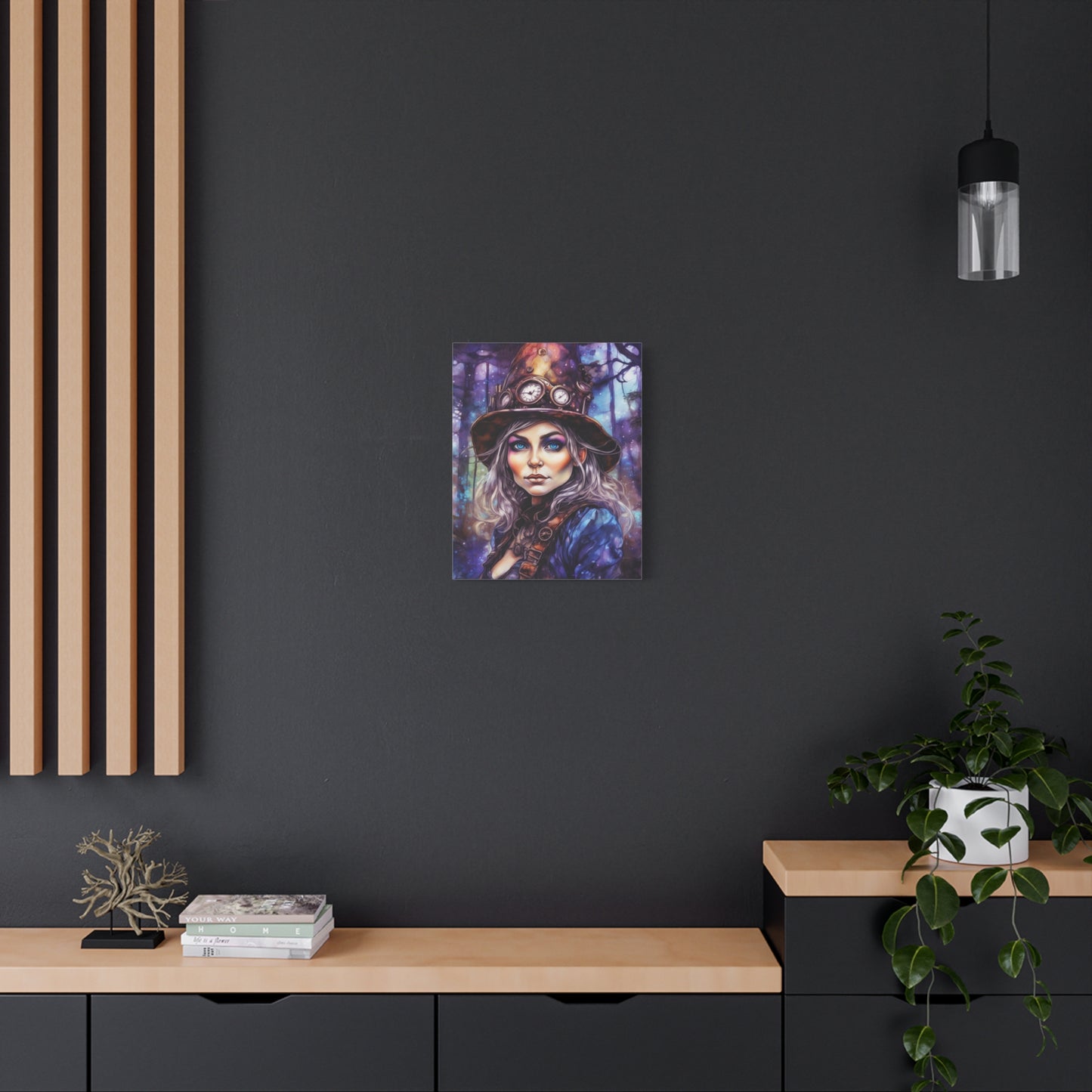 Prismveil Gnomes – Sylvaen, The Twilight Alchemist Canvas Print (12x16, 16x20, 18x24)
