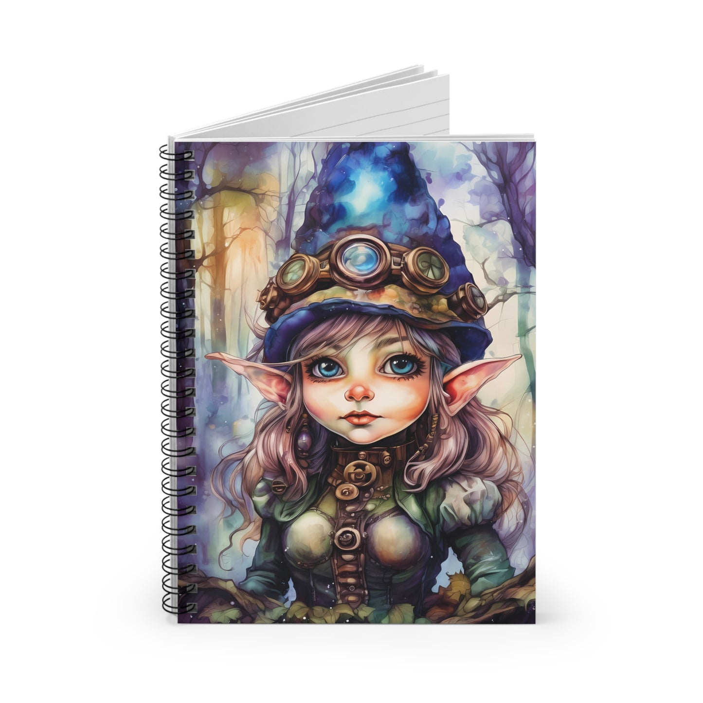 Prismveil Gnomes – Elowen, The Crystalbloom Seer Spiral Journal