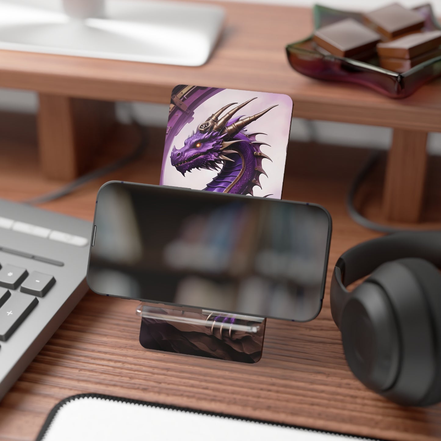 Whispers of the Veilspire – Nyxara Mobile Phone Stand