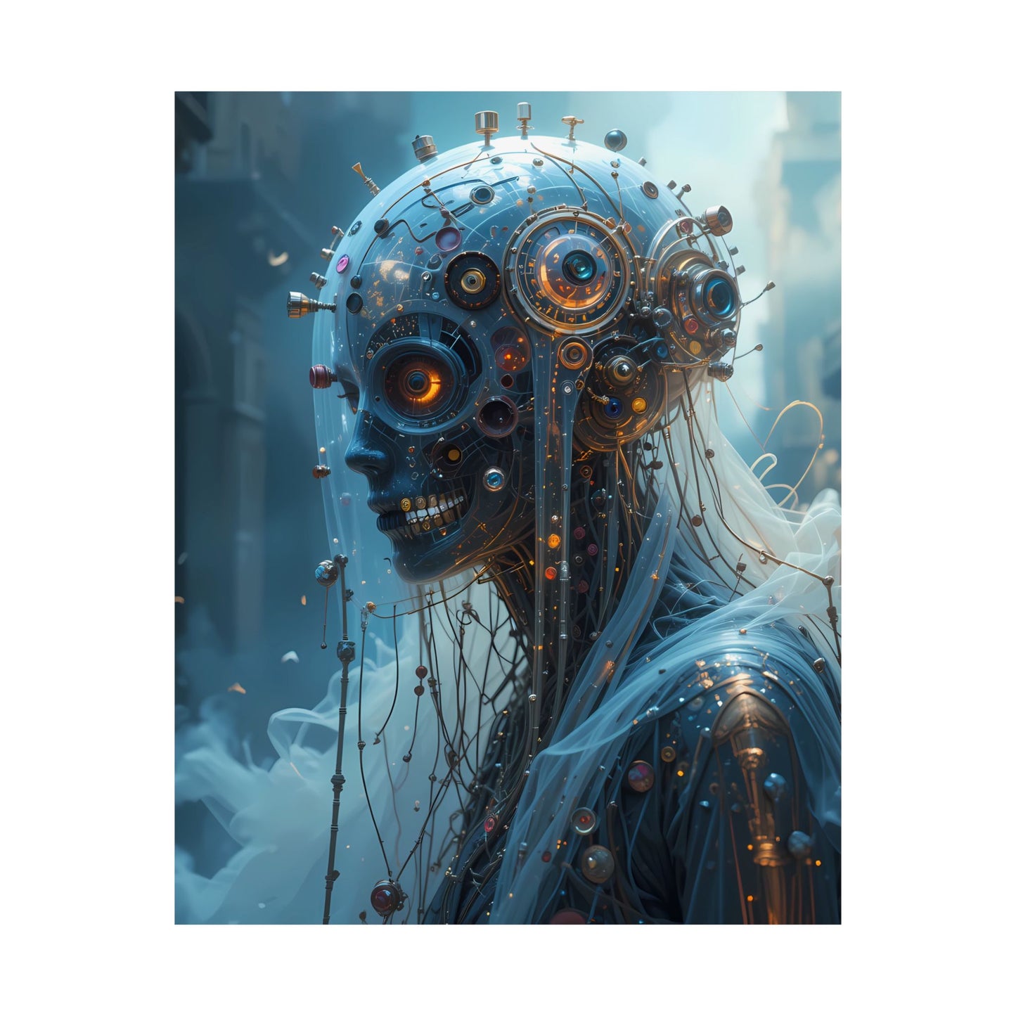 Ghosts of the Machine: The Clockwork Widow – Poster (8x10, 12x16, 16x20)