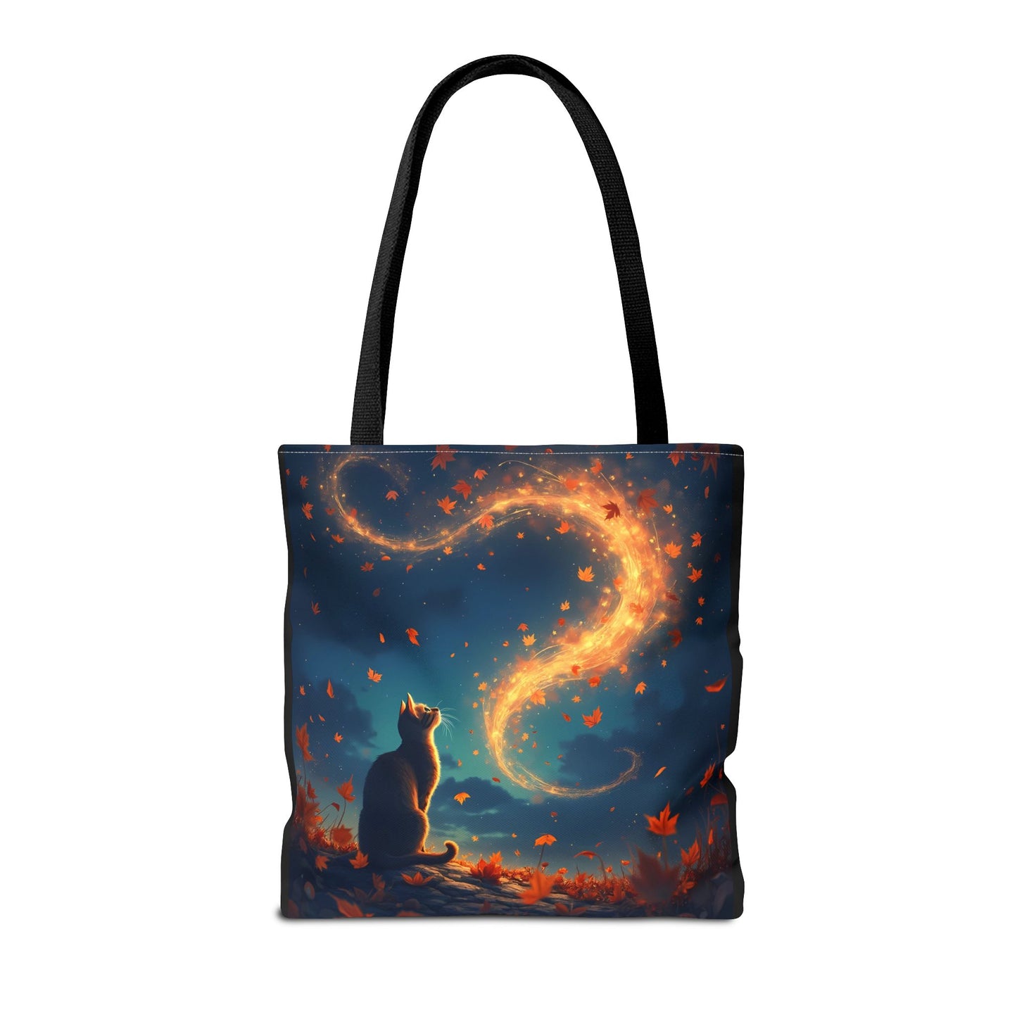 Autumn Cat Dreams – Spirit of the Season Tote Bag (16x16)
