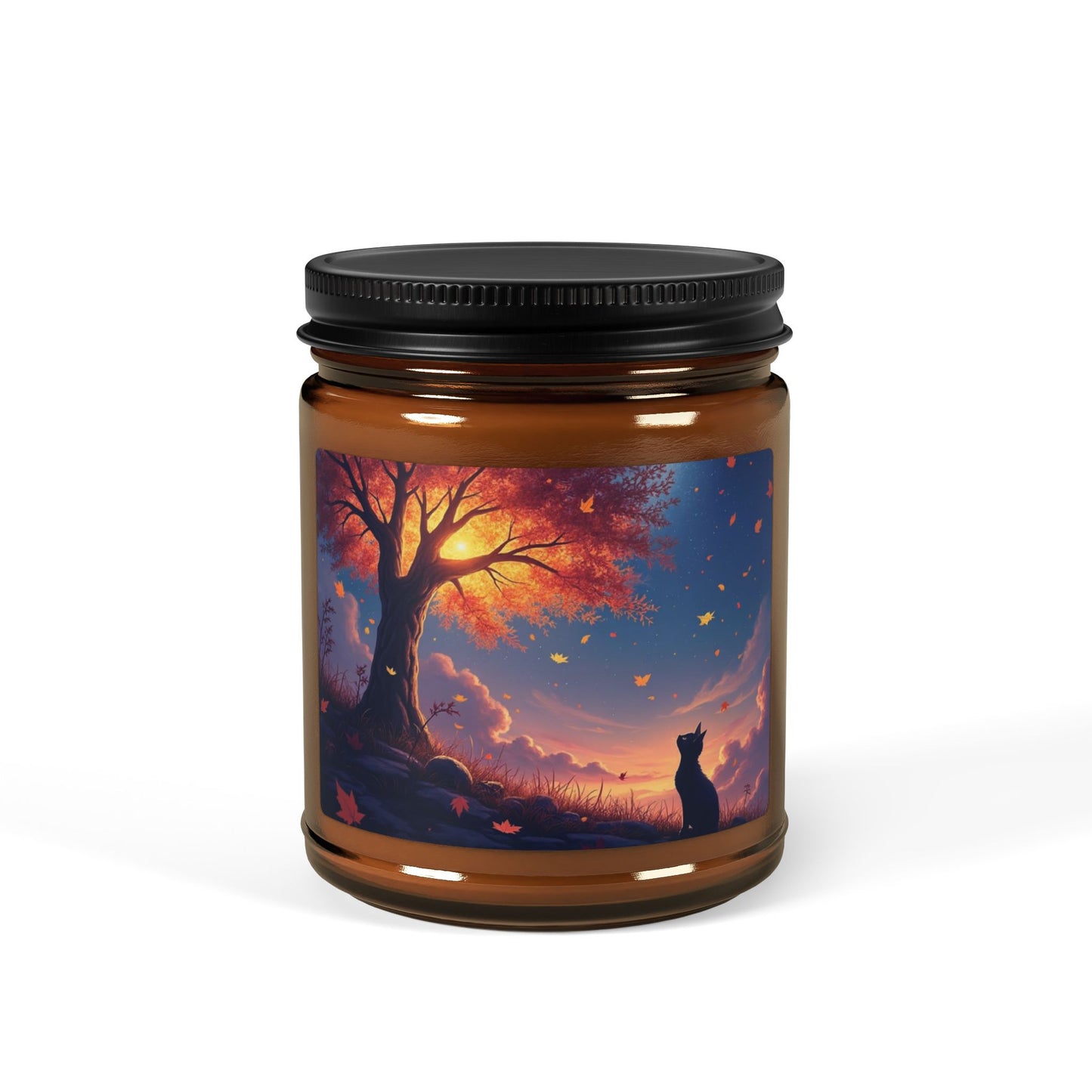 Autumn Cat Dreams – Golden Horizon Candle (4oz and 9oz)