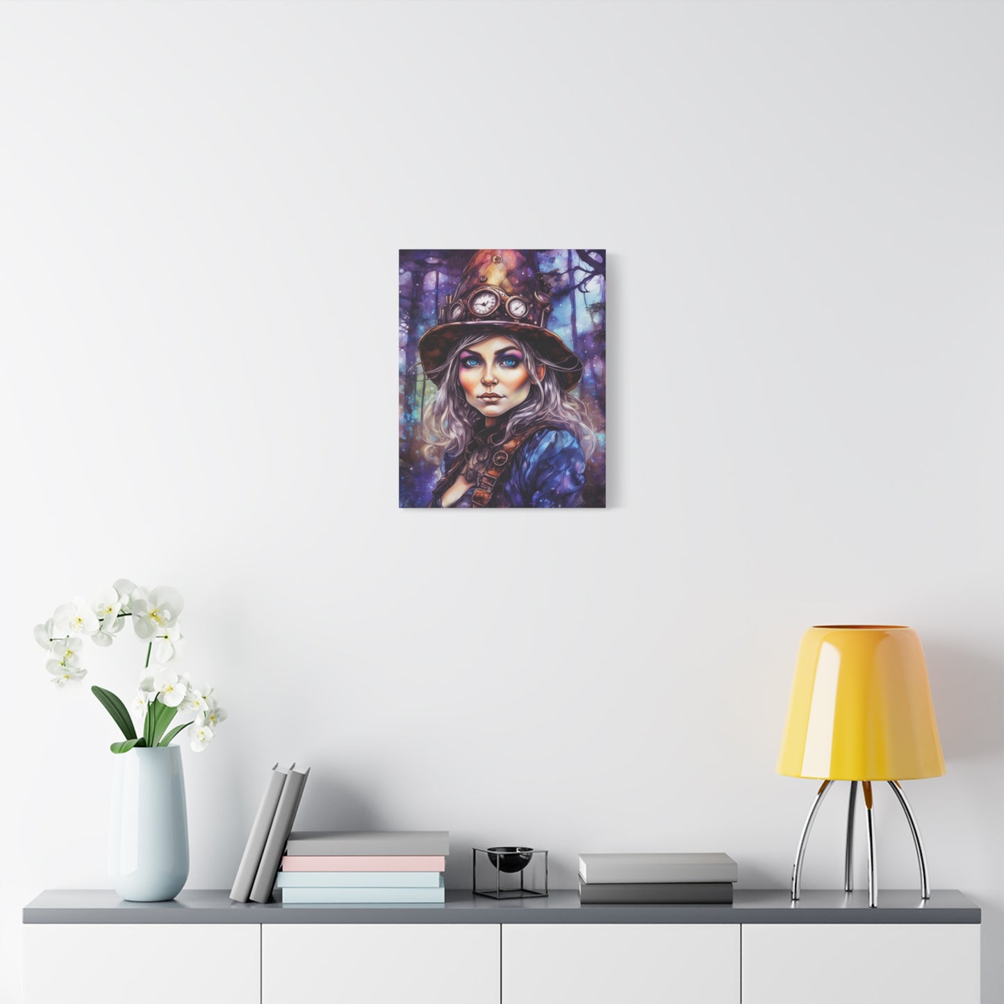 Prismveil Gnomes – Sylvaen, The Twilight Alchemist Canvas Print (12x16, 16x20, 18x24)