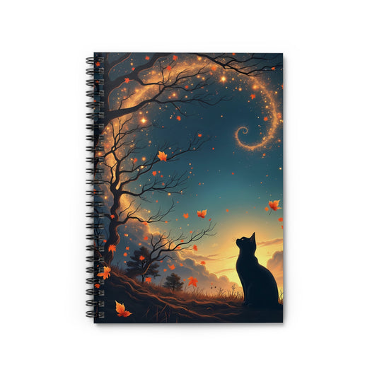 Autumn Cat Dreams – Celestial Spiral, Spiral Journal