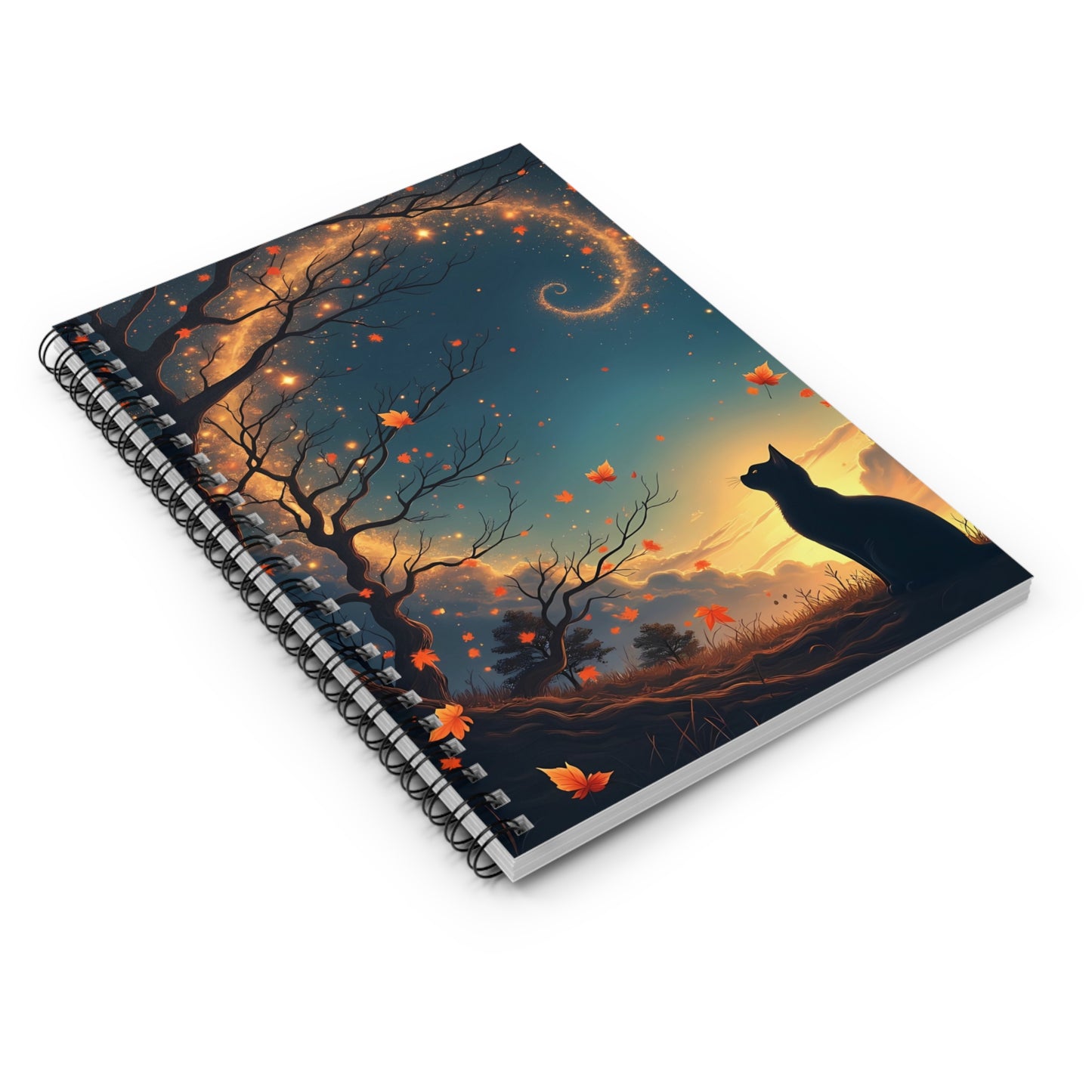Autumn Cat Dreams – Celestial Spiral, Spiral Journal