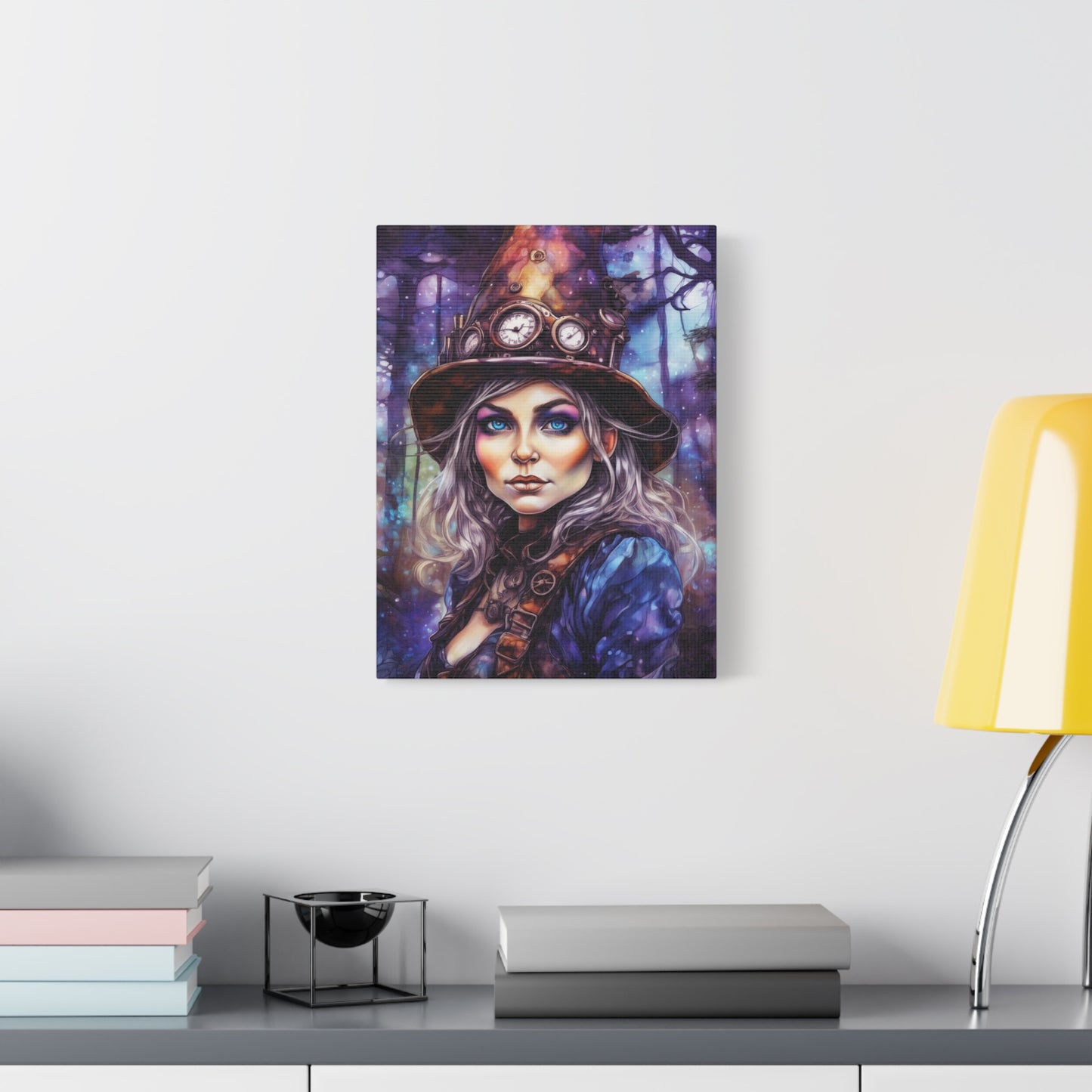Prismveil Gnomes – Sylvaen, The Twilight Alchemist Canvas Print (12x16, 16x20, 18x24)