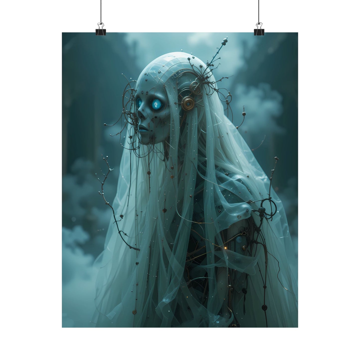 Ghosts of the Machine: The Veilbearer – Poster (8x10, 12x16, 16x20)