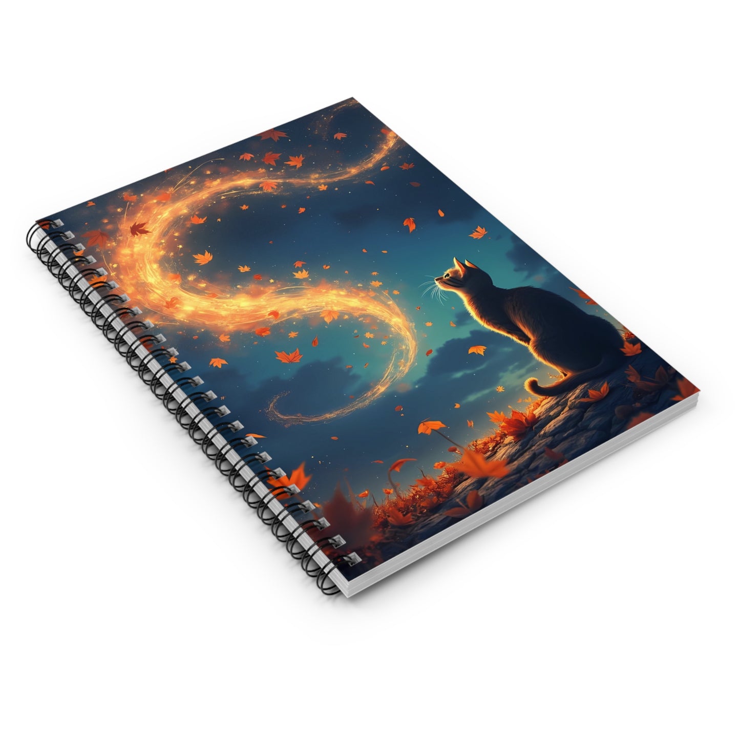 Autumn Cat Dreams – Spirit of the Season Spiral Journal