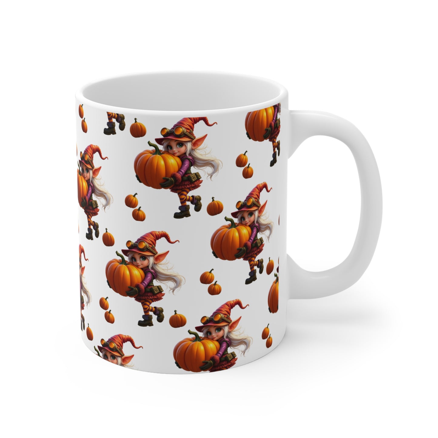 Gnomily’s Workshop – Pumpkin Hug Gnome 11oz Mug