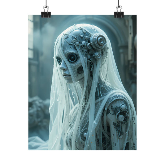 Ghosts of the Machine: Hollow Sentinel – Poster (8x10, 12x16, 16x20)
