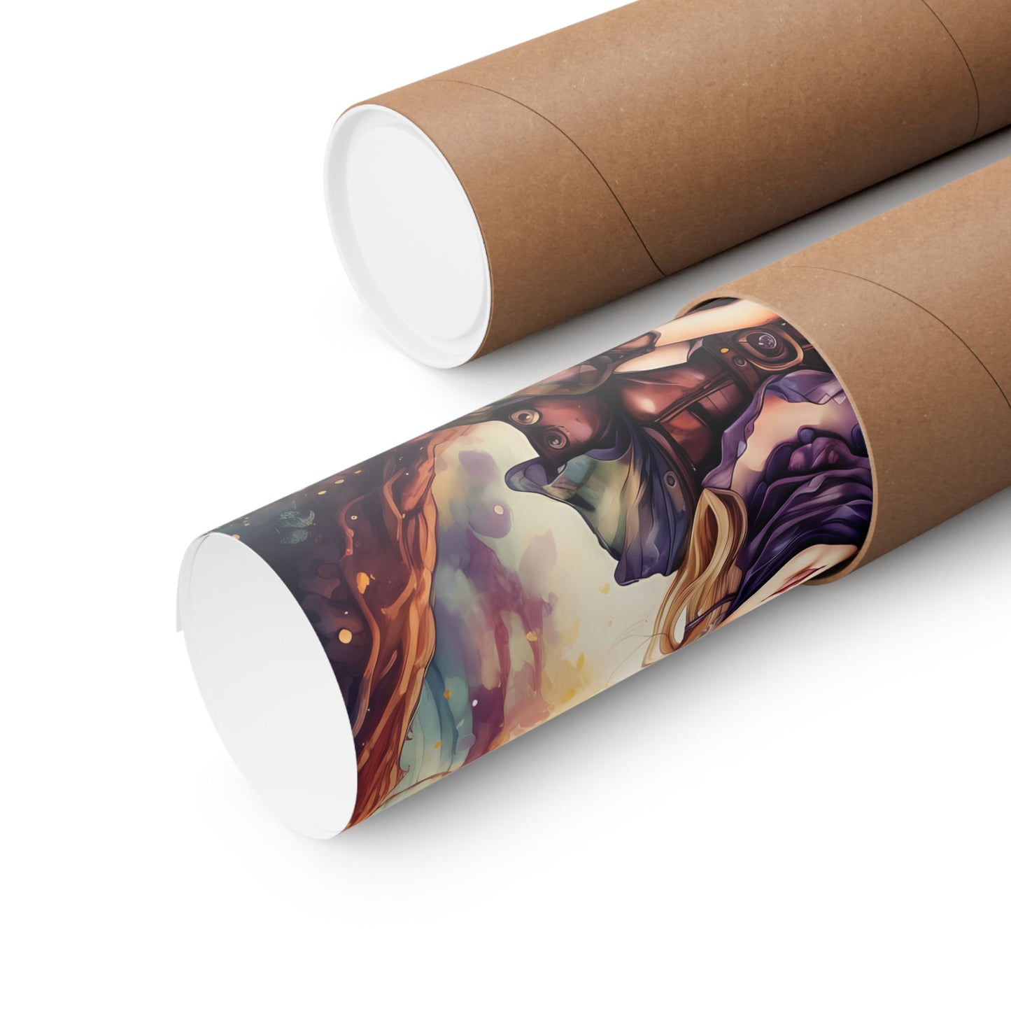 Prismveil Gnomes – Nyxie, Keeper of the Luminous Tapestry Poster (8x10, 12x16, 16x20)