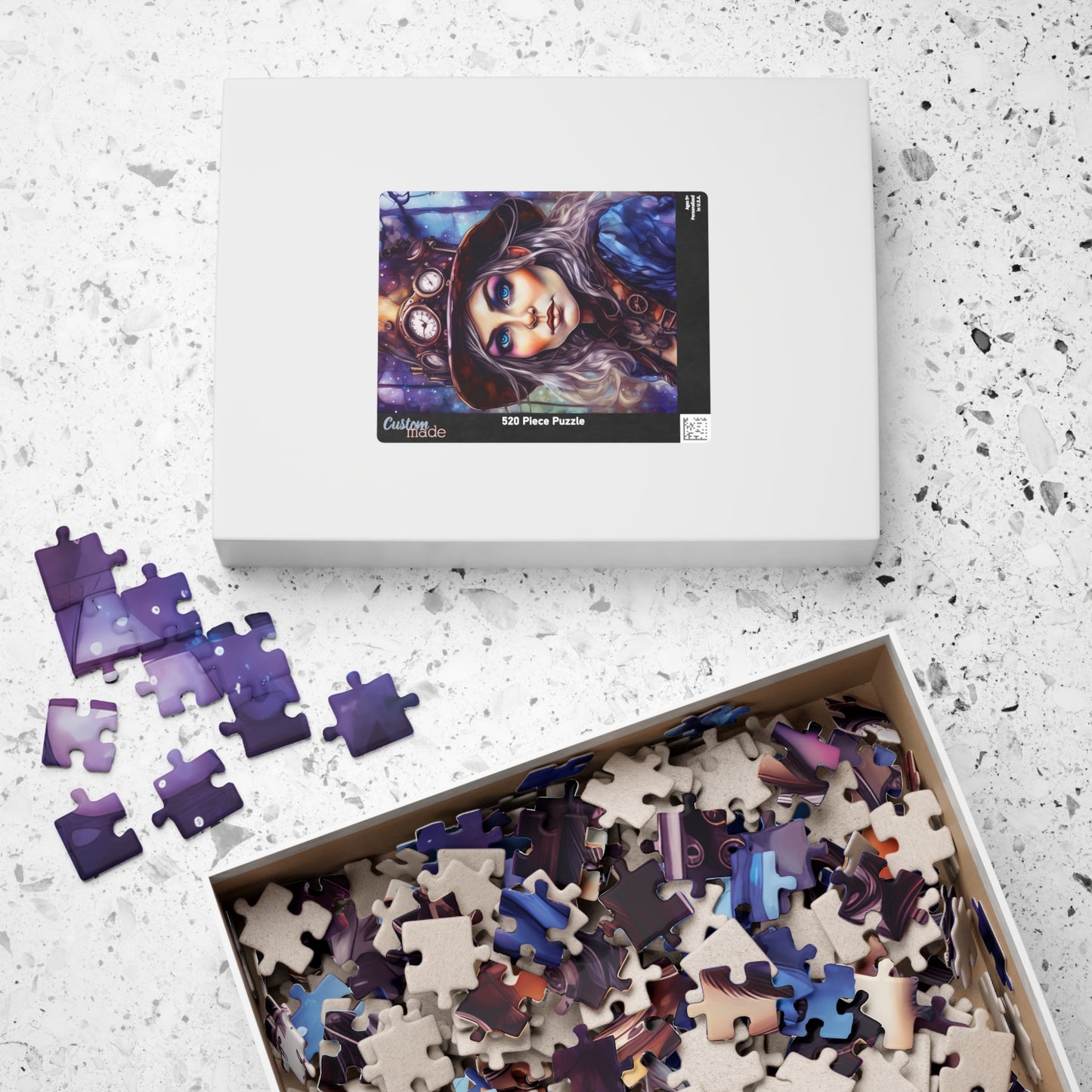Prismveil Gnomes – Sylvaen, The Twilight Alchemist Puzzle (520 or 1014 pieces)