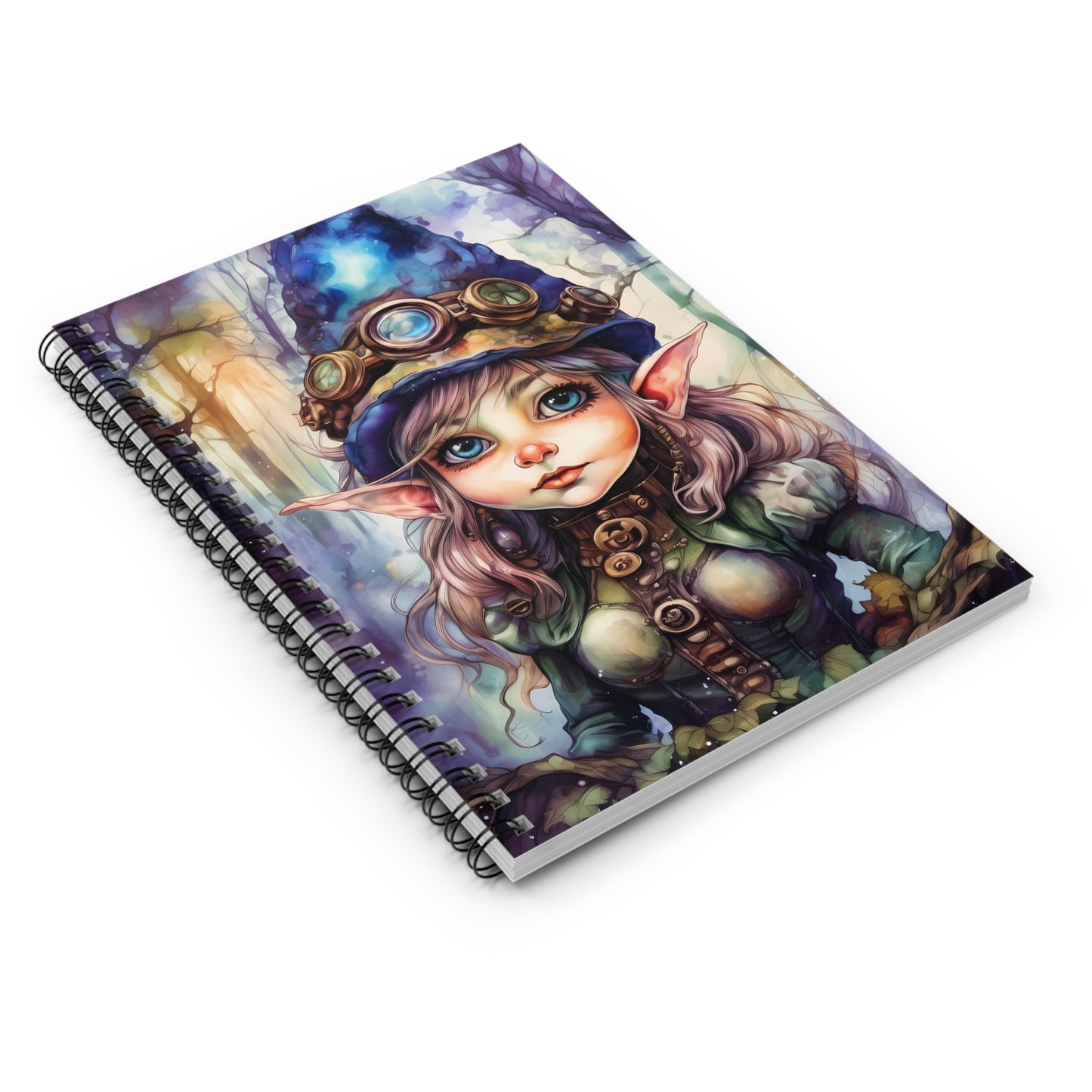 Prismveil Gnomes – Elowen, The Crystalbloom Seer Spiral Journal