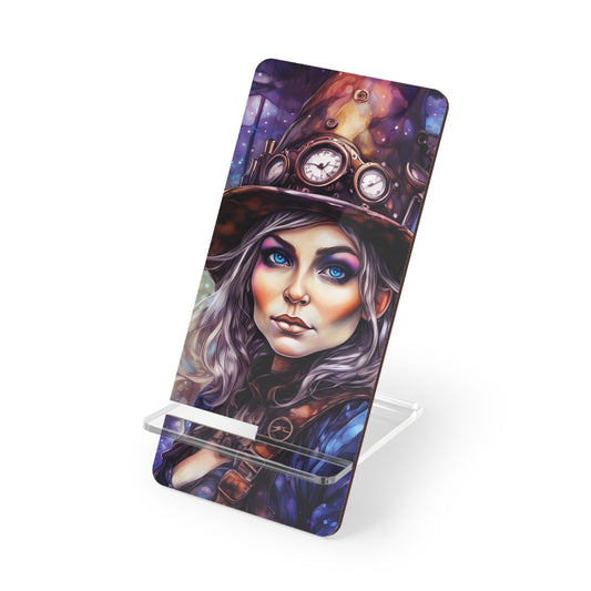 Prismveil Gnomes – Sylvaen, The Twilight Alchemist Mobile Phone Stand