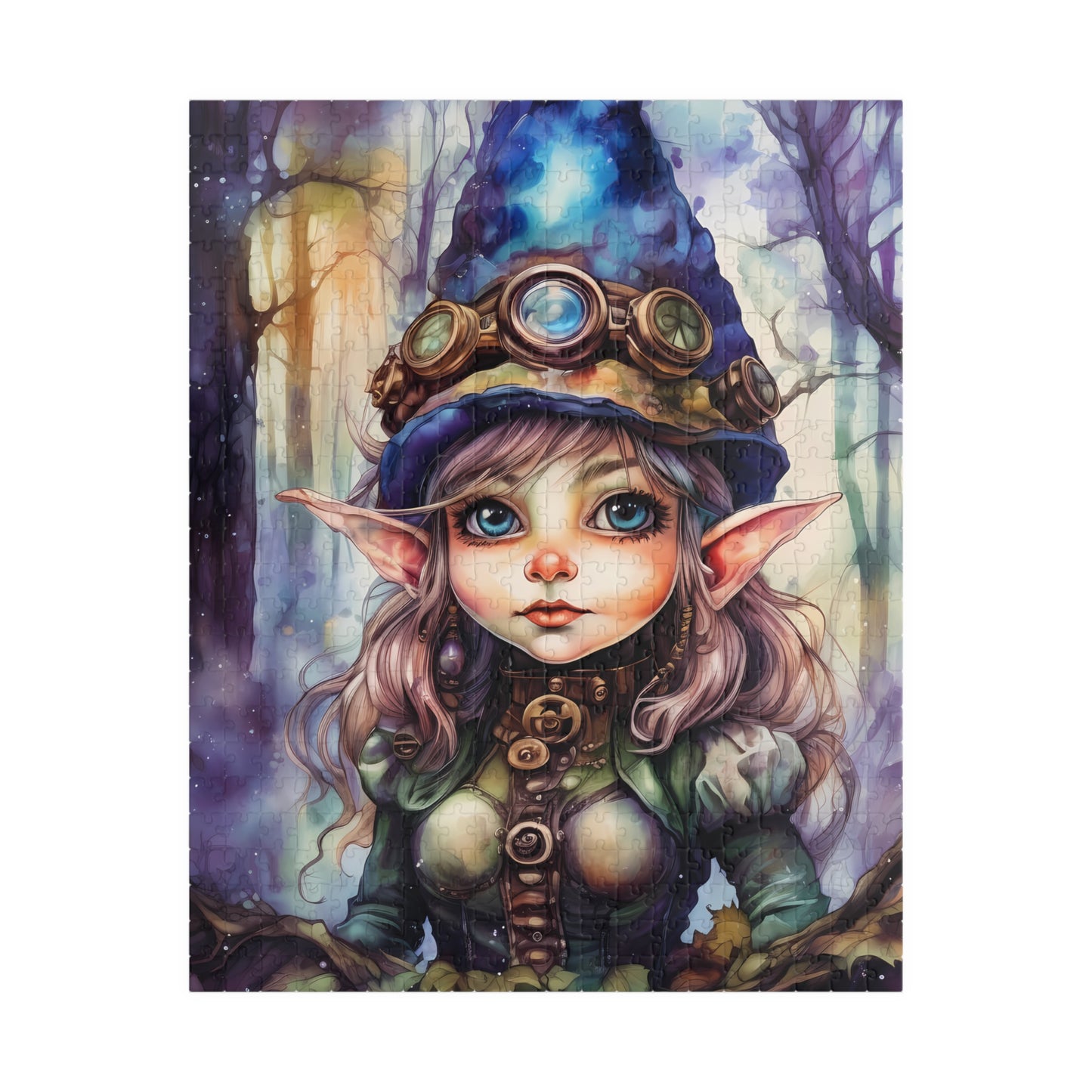 Prismveil Gnomes – Elowen, The Crystalbloom Seer Puzzle (520 or 1014 Pieces)