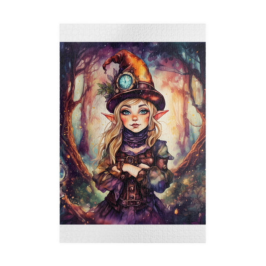 Prismveil Gnomes – Nyxie, Keeper of the Luminous Tapestry Puzzle (520 or 1014 Pieces)