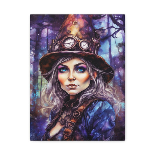 Prismveil Gnomes – Sylvaen, The Twilight Alchemist Canvas Print (12x16, 16x20, 18x24)